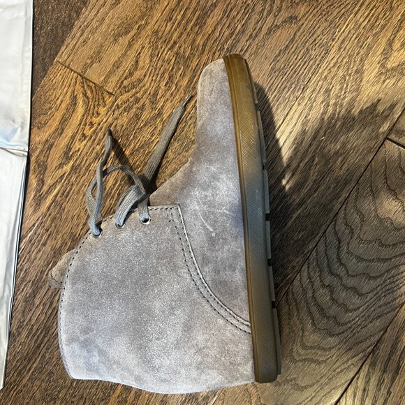 Prada Sport Scamosciato Ghiaia Suede Booties (Gray) - Picture 11 of 11